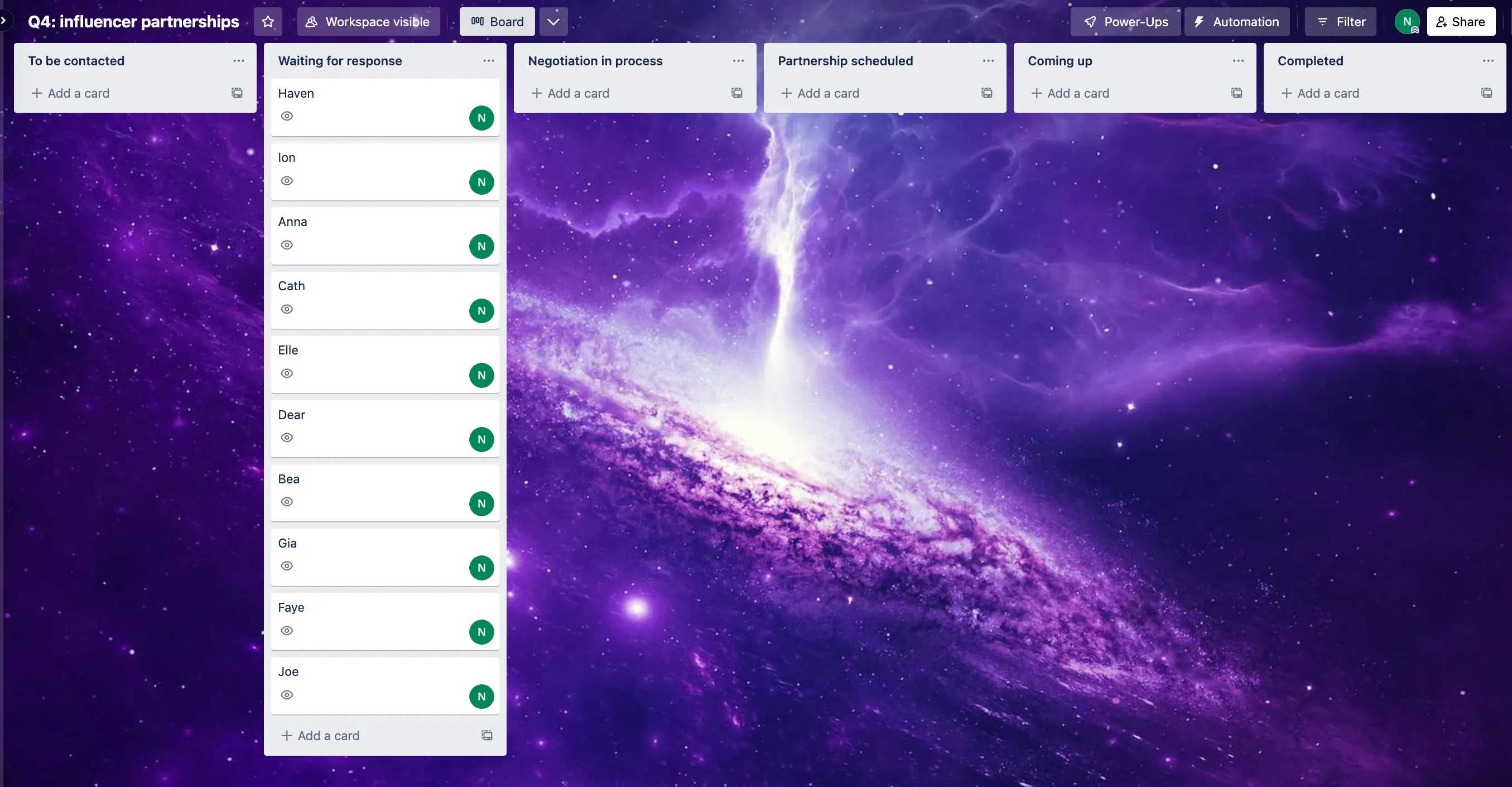 Trello project management software keep your project on task