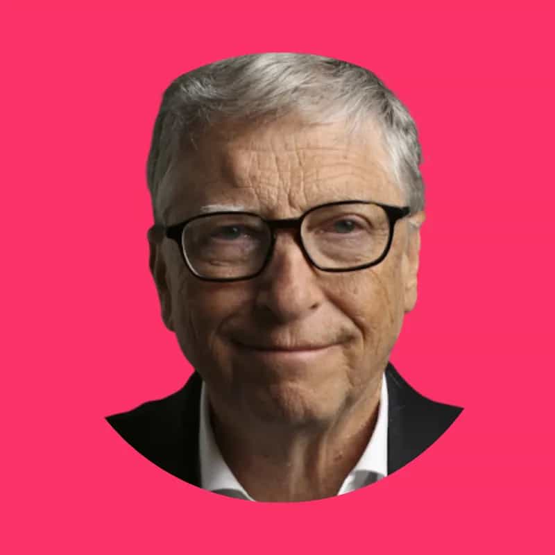 A portrait image of Bill Gates.