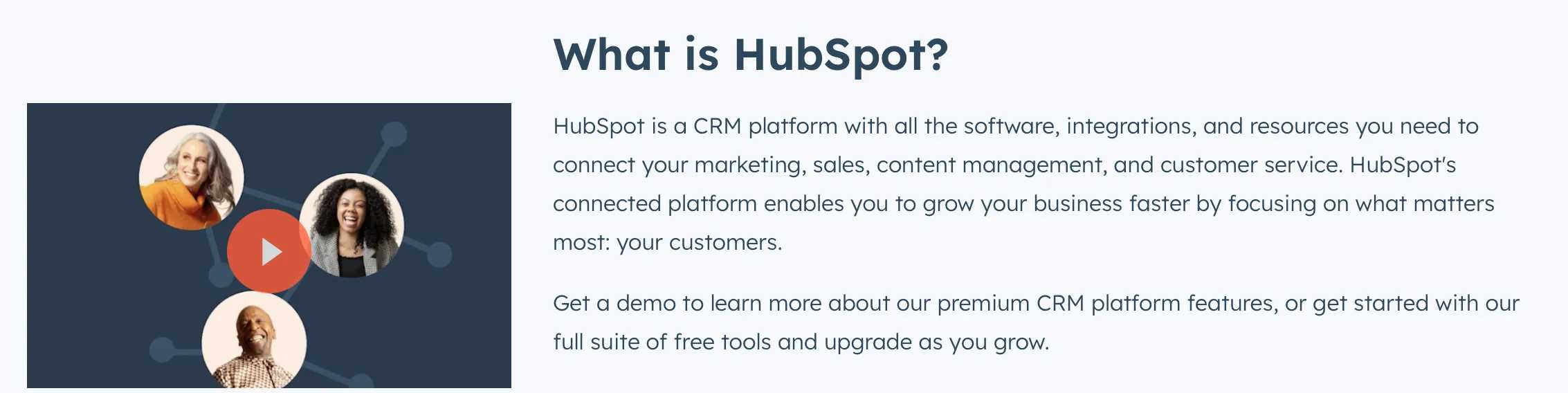 HubSpot is a CRM platform that can help online business coaching 